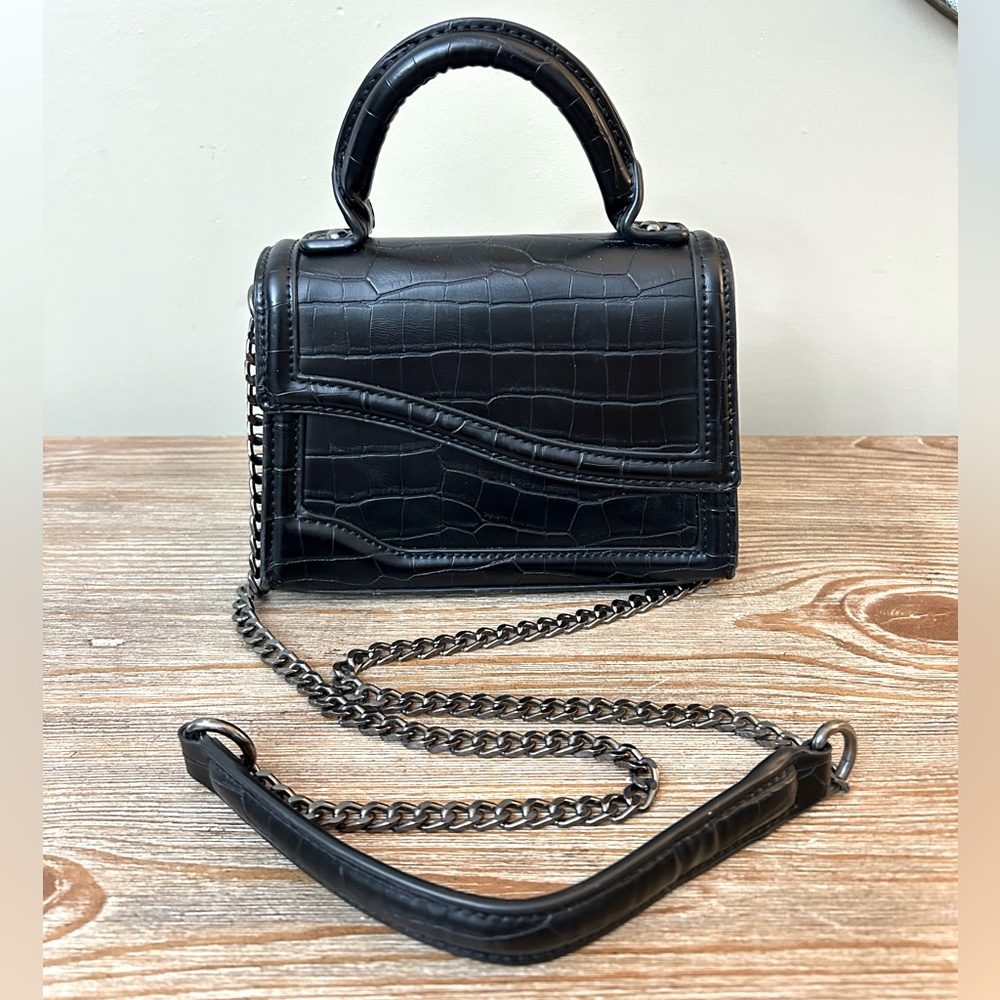 Zara black mini purse - crossbody - bag